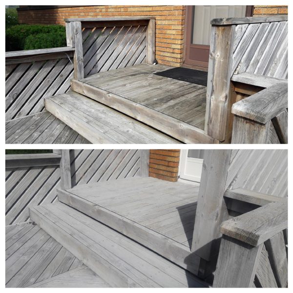 Deck Exterior Before and After